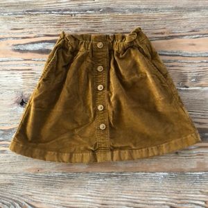 J. Crew Crewcuts Girls Corduroy Skirt | Size 6-7